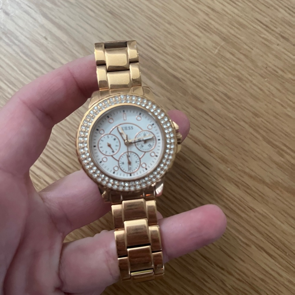 Guess gold watch